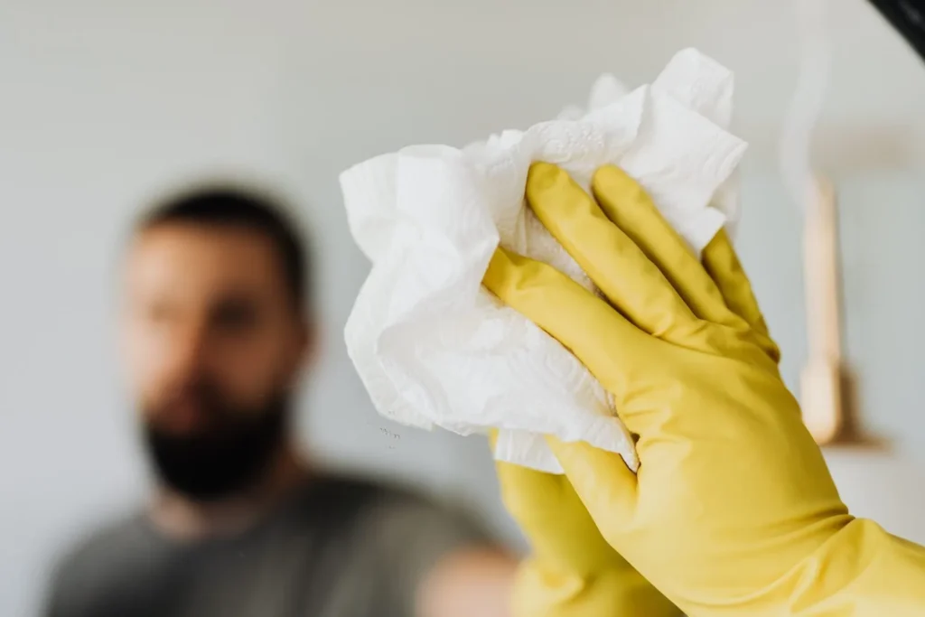 Detailed dusting by Jonesboro GA cleaning company