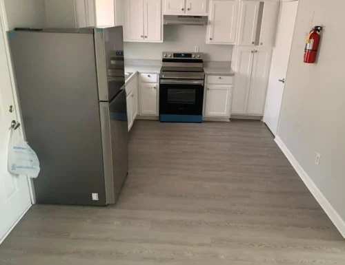 Fresh, tidy room after a cleaning service visit in College Park, GA